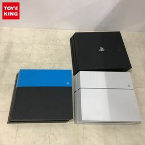 1円〜 動作確認/初期化済/箱無 PlayStation 4 本体 CUH-1200A グレイシャー・ホワイト、PS4 Pro CUH-7000B ジェット・ブラック他