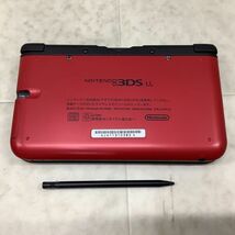 1円〜 欠品 動作確認/初期化済 ニンテンドー3DS LL 本体 SPR-001(JPN) レッド×ブラック_画像4