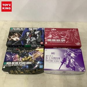 1円〜 HGUC 等 1/144 スーパーガンダム、リック・ディアス クワトロ・バジーナ機 他