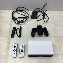 1円〜 動作確認/初期化済 Nintendo Switch 有機ELモデル HEG-001 本体 ホワイト_画像8