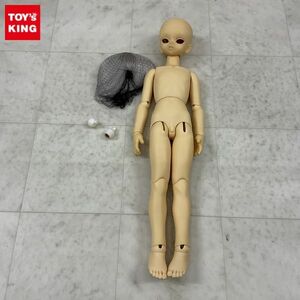 1円〜 箱無 ボークス ミニスーパードルフィー MSD 男の子 こはく メイクなし ウィッグ、アクリルアイ ヘイゼルカラー