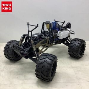 1円〜 ジャンク HPI RC エンジンカー サベージ シャーシ、エンジン、DS3225MG デジタルサーボ 他