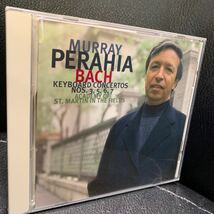 CD マレイ・ペライア　バッハ:ピアノ協奏曲第3&5&6&7番_画像1