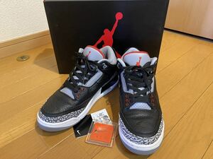 Nike Air Jordan 3 Retro OG Black Cementナイキ エアジョーダン3 レトロ OG ブラックセメント US8/26.0 854262-001