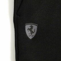 新品 秋冬 プーマ フェラーリ 中厚 スウェット パンツ L (USサイズ) PUMA × Ferrari テーパード ボトムス メンズ ブラック 黒 ◆SJ1274B_画像8