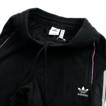 新品 秋冬 アディダス オリジナルス パーカー パンツ 上下セット L 黒 adidas originals セットアップ ポーラーフリース 起毛 ◆SJ1311B_画像6