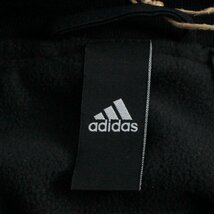 新品 秋冬 adidas アディダス 保温 裏フリース ボンバージャケット XL 黒 GOLF ゴルフ 裏起毛 ブルゾン メンズ スポーツ ◆SN214C_画像9