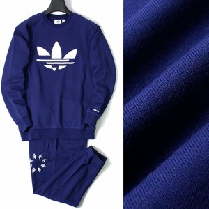 新品 秋冬 adidas originals アディダス オリジナルス スウェット 上下セット XO トレーナー パンツ セットアップ 紺 ◆SZ14681469C