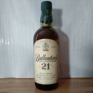 【古酒　レア】バランタイン21年ベリーオールド　43度　700ml　未開栓・美品　スコッチウイスキー
