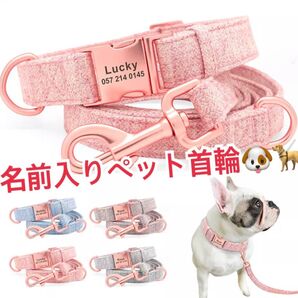 オーダーメイド 首輪 ペット 犬 猫 お名前入り