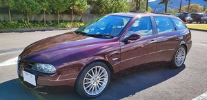 ◎車検長、程度良好！ アルファロメオ alfa 156 2.5 V6 SW スポーツワゴン Qシステム alfaromeo