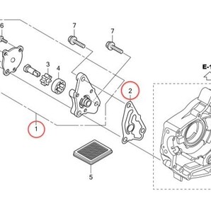 「GP-151KC」【純正部品オイルポンプASSY】検#⇒ JA07/JA10/AA04/クロスカブ/カブ110/カブ50/オイルポンプ/15100-KWB-600/15100-KVR-C00の画像2