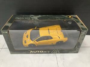 【美品】1/18 オートアート AUTO art ランボルギーニ ディアブロ GTR イエロー