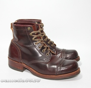 JULIAN BOOTS ジュリアンブーツ BOWERY ブラウン Cognac 本革 8.5 サイズ 約26.5cm 中古 美品