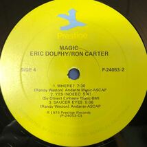 V 2LP 二枚組 エリック・ドルフィー ロン・カーター Eric Dolphy Ron Carter MAGIC JAZZ ジャズ レコード 5点以上落札で送料無料_画像8