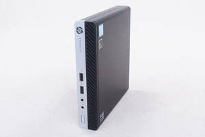 【1円～】Office2021搭載！超超コンパクト快速デスクトップPC！HP ProDesk 400 G4 DM Core i5-8500T メモリ8G SSD256G Win10Pro