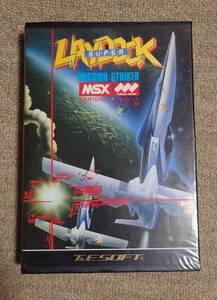 【長期保管品】MSX T&E SOFT SUPER LAYDOCK スーパーレイドック シューティングゲーム カートリッジ 説明書　レトロゲーム【希少品】