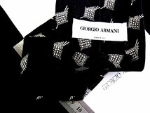 ♪今週の特売980円～♪2550♪良品【GIORGIO ARMANI】アルマーニ【デザイン 柄】ネクタイ♪_画像2