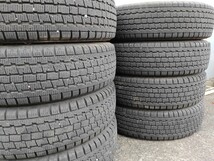 ④【2本セット】中古 スタッドレスタイヤ ブリヂストン W300 145/80R12 80/78N LT 2020年製 5分山 ★合計8本出品中★［145R12 6PR 軽トラ］_画像2