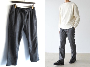 GRAMICCI グラミチ 2018AW WOOL BLEND NN-PANTS JUST CUT ウールブレンド ニューナローパンツ ジャストカット M チャコールグレー