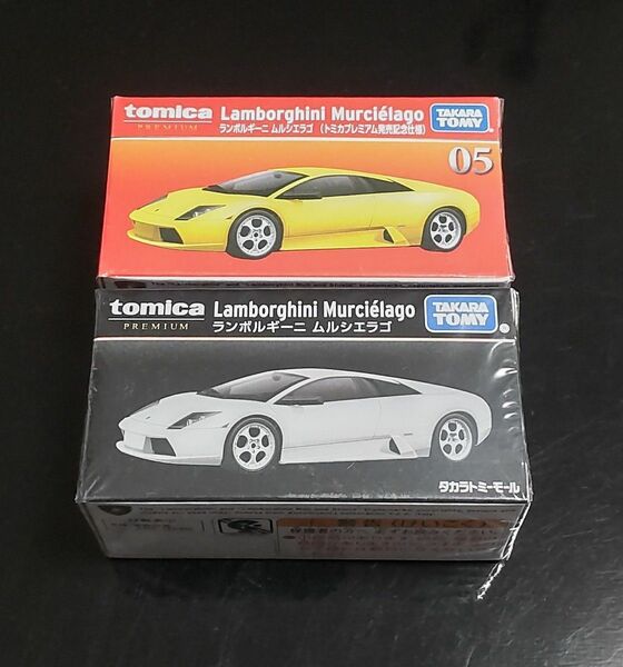 トミカプレミアムNo.05 ランボルギーニ ムルシエラゴ発売記念仕様&タカラトミーモールオリジナル 2台セット
