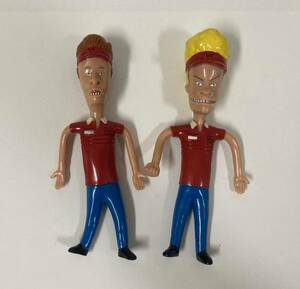 ビーバス＆バットヘッド フィギュア セット BEAVIS AND BUTT-HEAD ベンダブル バワーガーワールド レトロ ビンテージ アメトイ