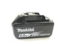 486029【未使用♪2点セット】makita マキタ 純正 バッテリーBL1860B 急速充電器 DC18RF (w1110-2-9.5A_画像2