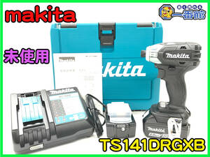 486456【未使用】makita マキタ 充電式 ソフト インパクトドライバ TS141DRGXB ブラック 18B/6.0Ah (w1113-6-27A