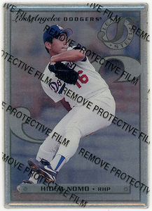 DODGERS△野茂英雄HIDEO NOMO/1996 LEAF PREFERRED STEEL 11!