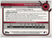 REDS新人三塁▲ELLY DE LA CRUZ/2022 1st BOWMAN MEGA BOX MOJOリフ PROS BCP-50!_画像2