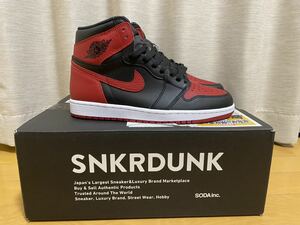 Nike Air Jordan 1 Retro High OG Bred/Banned (2016)(ナイキ エアジョーダン1 レトロ ハイ OG ブレッド/バーンド 2016)