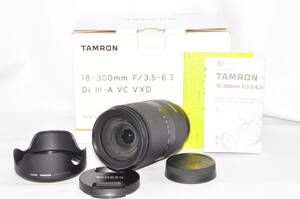 超美品★TAMRON タムロン 18-300mm F3.5-6.3 Di III-A VC VXD B061S ソニー SONY Eマウント用 高倍率ズームレンズ★元箱付き R930