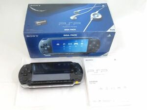 Z 10-3 SONY ソニー プレイステーション ポータブル PSP-1000 G1 GIGA PACK ブラック 箱.取扱説明書 バッテリー ACアダプター