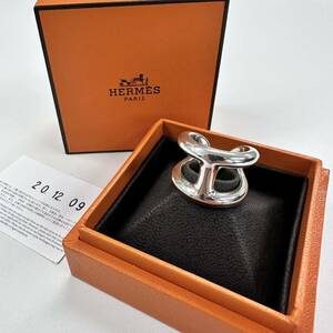 HERMES エルメス オスモズ リング 925 GM 51 ヴィンテージ アクロバット クレッシェンド シェーヌダンクル グレンデシャン