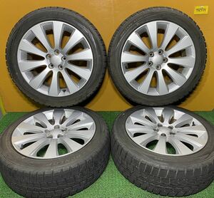 ☆冬用 215/50R17 91Q DUNLOP WINTER MAXX ☆スバル純正 【17×7.5J +55 PCD:100×5H ハブ径:56mm】スバル車、レガシィ ツーリングワゴン等