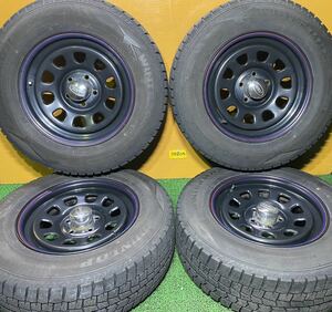 ☆冬用 215/70R16 100Q DUNLOP WINTER MAXX 【17×7J +35 PCD:114.3×5H ハブ径: 約82mm】　デリカ、ヴィンガードなど