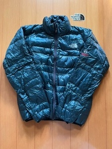 寒さ本番近し　レア　ノースフェイス　SUMMIT　ライトヒートジャケット　青/緑　S　ND18854　ダウンジャケット　軽量　コンパクト