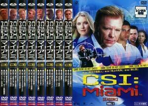 CSI:マイアミ シーズン2 全8枚 第201話～第224話 最終 レンタル落ち 全巻セット 中古 DVD ケース無