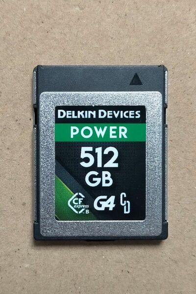  Delkin 512GB POWER CFexpress Type B G4 メモリーカード