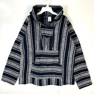 TextilesEsmeraldaメキシカンパーカーBAJAバハフーディネイビー