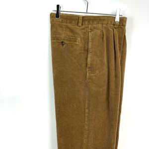  Brooks Brothers corduroy pants BROOKS tuck double check pattern 