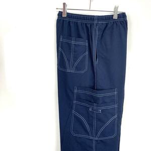 Reina medical pants cargo pants stitch work pants navy blue navy Vintage 