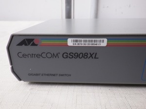 T■CentreCOM GS908XL/8ポートギガビットイーサネット/ネットワークハブ LAN/複数台あり【K0201W1LEFT2】