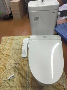 ■18年製展示品！ TOTO/トイレ ウォシュレット一体型便器 ＃NW1トイレ本体CS340B+温水洗浄便座TCF2212E 床排水【C1107Z3BH】