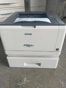 ■EPSON★LP-S310N★A4モノクロレーザープリンター メンテナンスユニット付き 動作良好 カセット増設 印字17876枚【C1108Z7BH】