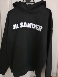 ☆新品未使用☆JIL SANDER＋　ジルサンダープラス　ARC'TERYX　フロントロゴ　リフレクターロゴ　パーカー　サイズM　ブラック　黒