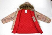 ◎Y5961#◆中古品◆Supreme シュプリーム Spellout N-3B Parka アドバンテージティンバーカモ サイズ S_画像6