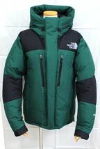 Y5958#◆中古品◆THE NORTH FACE ノースフェイス バルトロライトジャケット ダウンジャケット グリーン x ブラック サイズＭ_画像1