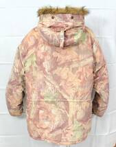 ◎Y5961#◆中古品◆Supreme シュプリーム Spellout N-3B Parka アドバンテージティンバーカモ サイズ S_画像3