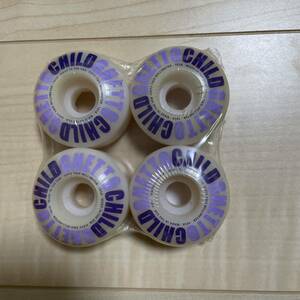 1円〜【新品】GHETTO CHILD CLASSIC LOGO WHEEL 52MM 101A